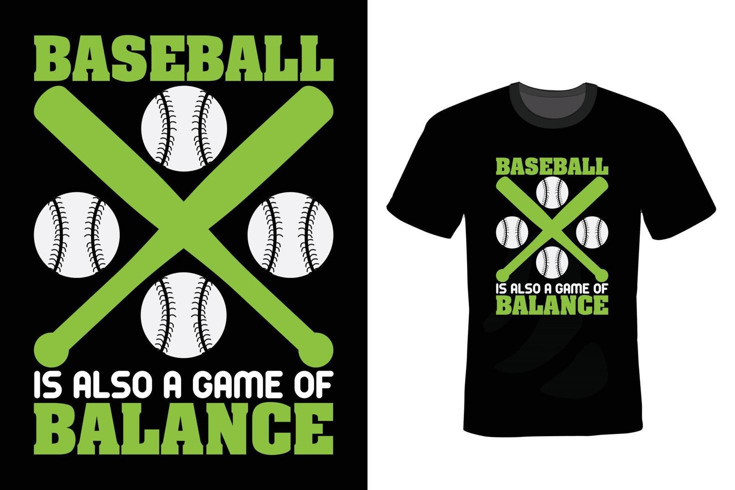 baseball t-shirt design, vintage, typografi vektor