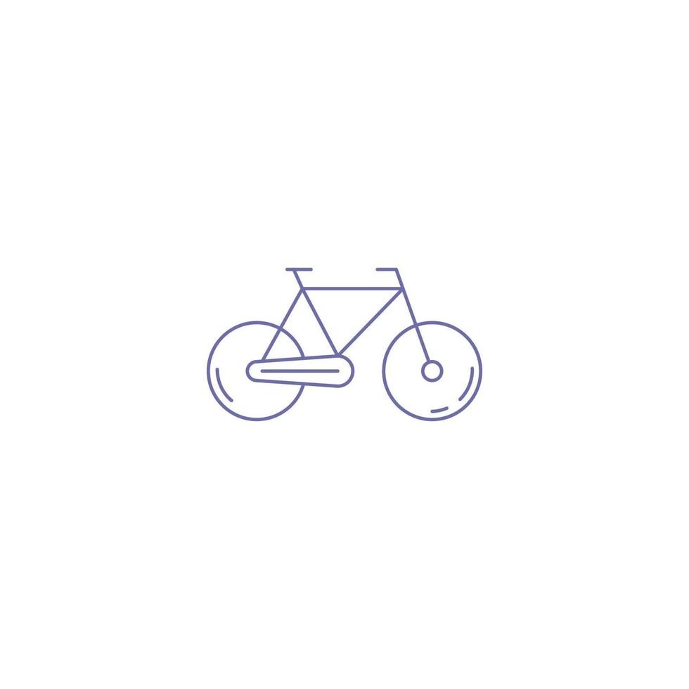 kreativer Fahrrad-Icon-Vektor vektor