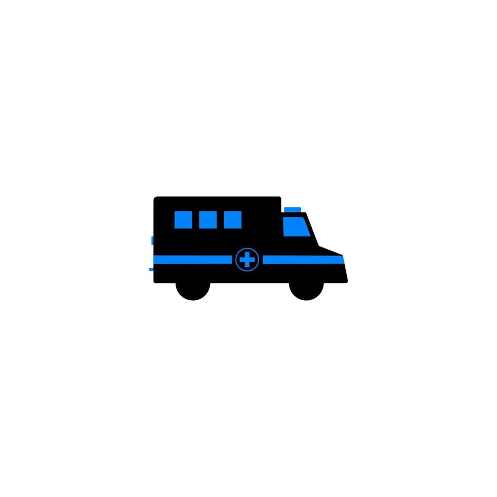 bil ikon, buss, ambulans ikon vektor design symbol