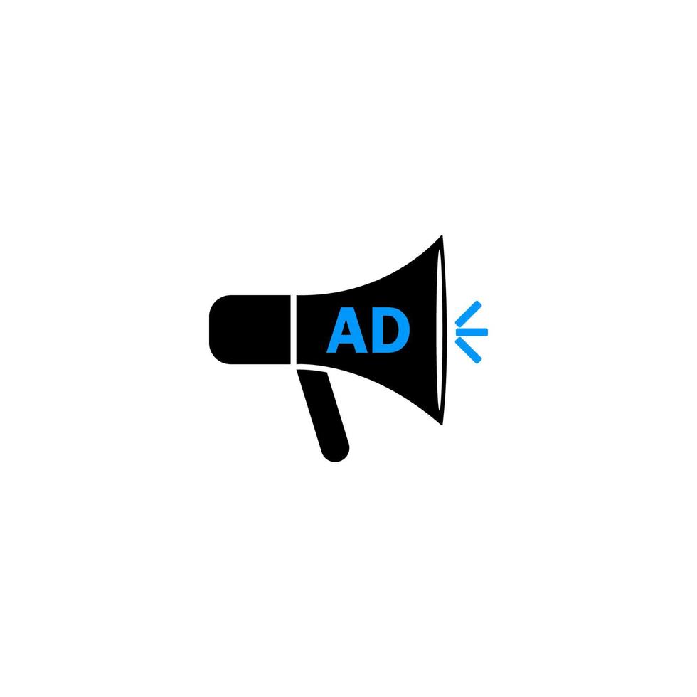 media, annons, video, reklam, reklam, social ikon vektor