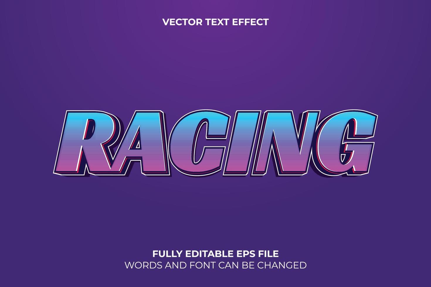 bearbeitbare 3d-vektortexteffektvorlage vektor