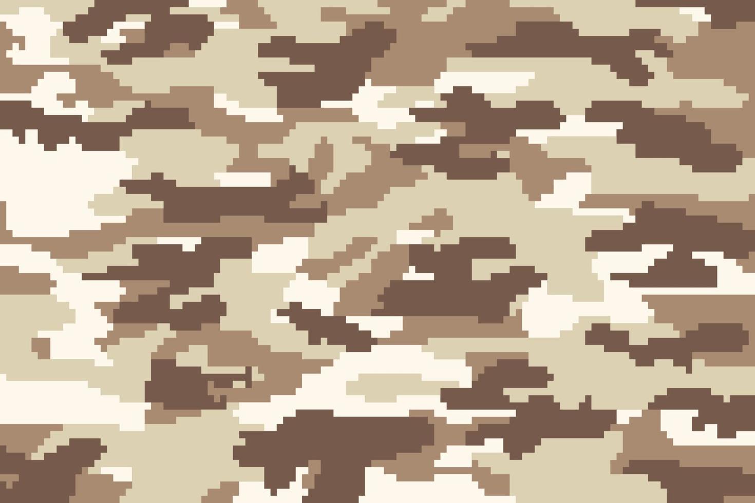 original sommar pixel armé kamouflagemönster för din design vektor