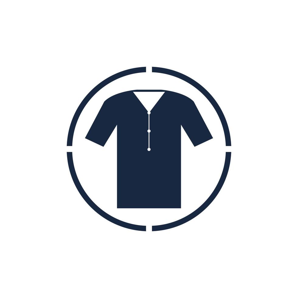 T-Shirt-Symbol Vektor Hintergrund