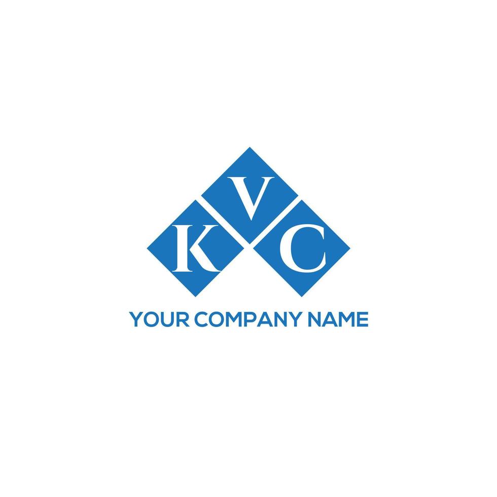 kvc brev logotyp design på vit bakgrund. kvc kreativa initialer bokstavslogotyp koncept. kvc bokstavsdesign. vektor