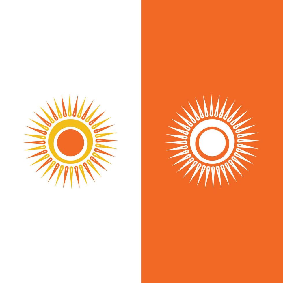 Sonne Vektor Illustration Symbol Logo