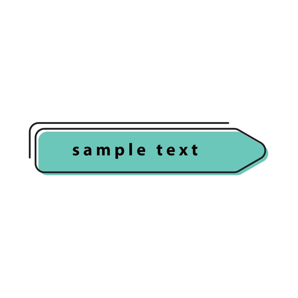Textfeldvektor für die Symboldarstellung der Website vektor