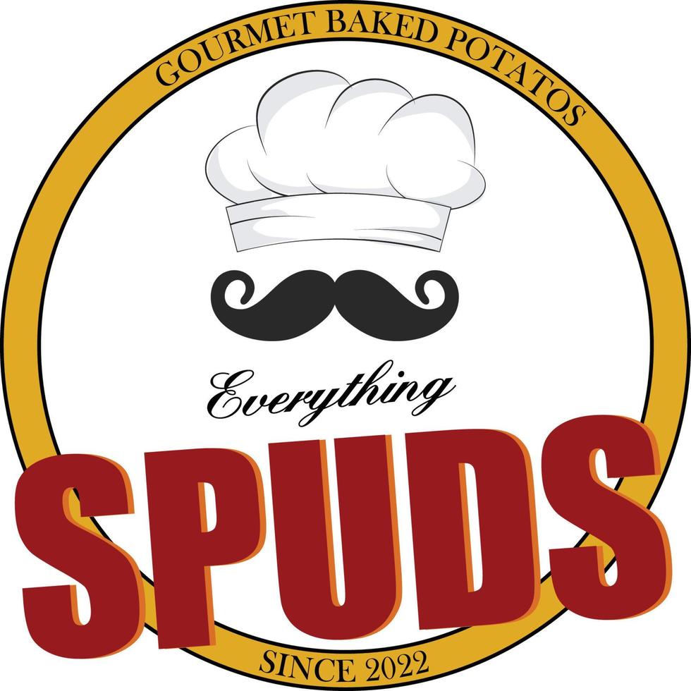 spuds logotyp vektor