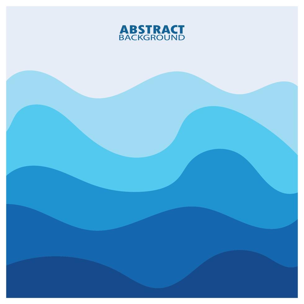 abstrakt vattenvåg design bakgrund vektor