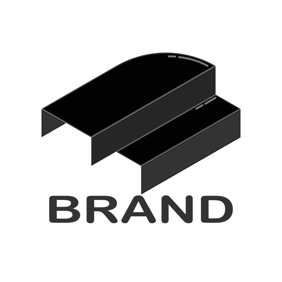 klavierbuchstabe b logo vektor