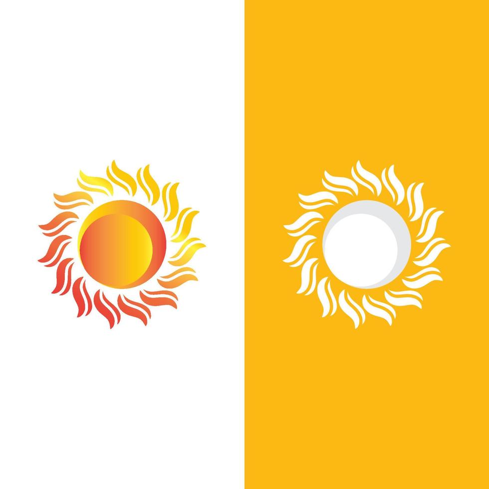 Sonne Vektor Illustration Symbol Logo