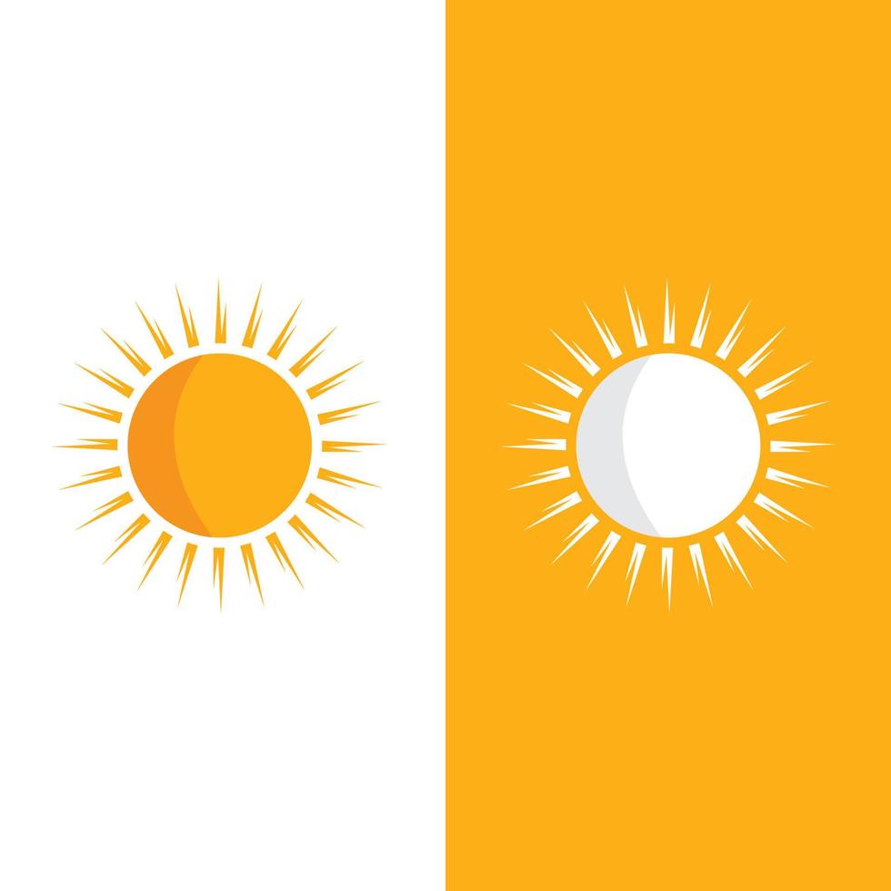 Sonne Vektor Illustration Symbol Logo