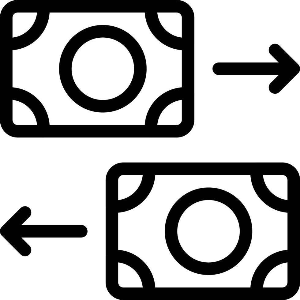 pengar överföring vektor illustration på en bakgrund. premium kvalitet symbols.vector ikoner för koncept och grafisk design.