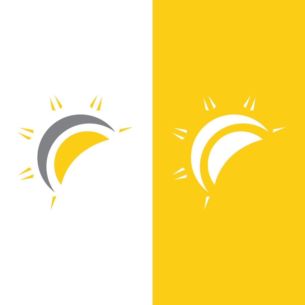 Sonne Vektor Illustration Symbol Logo