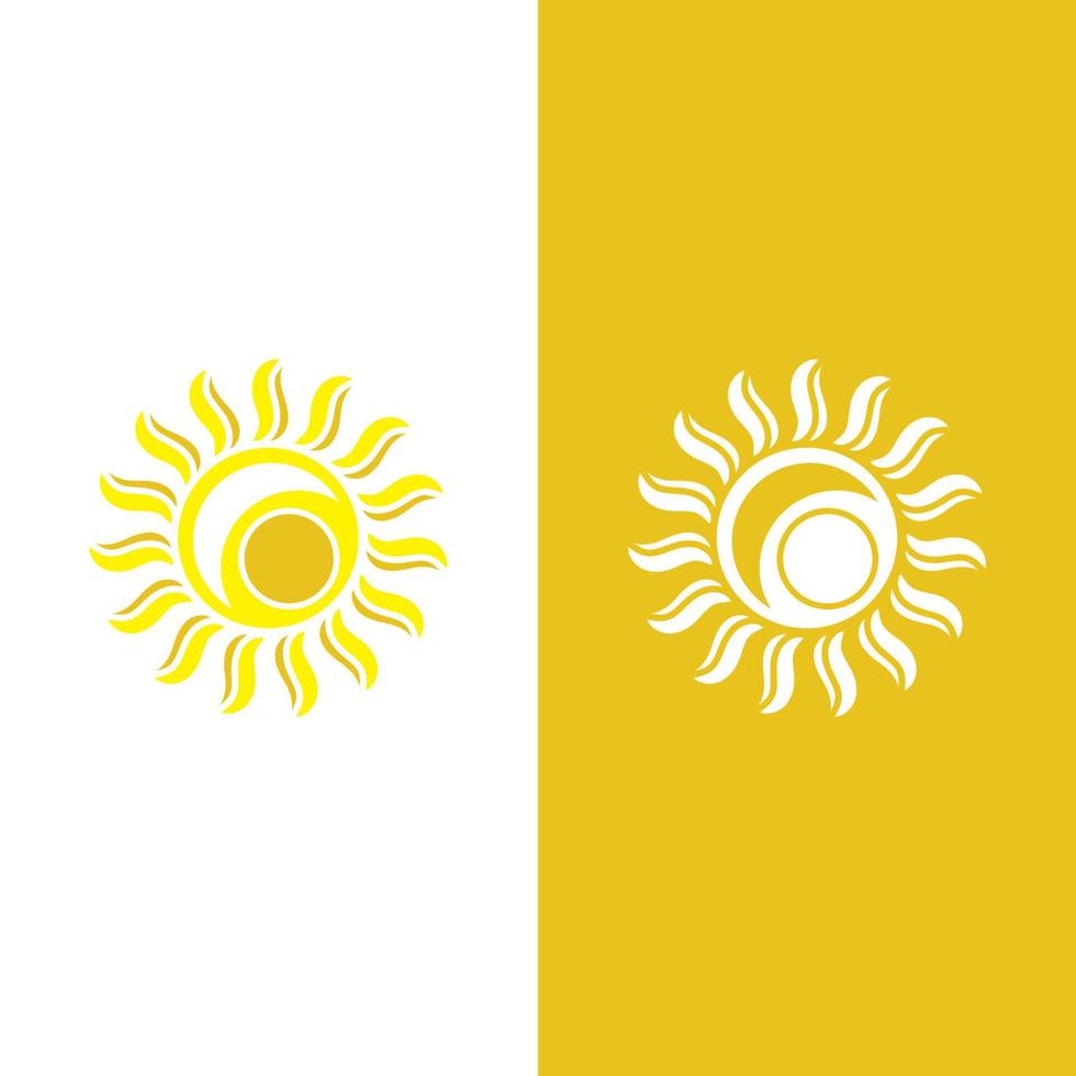 Sonne Vektor Illustration Symbol Logo