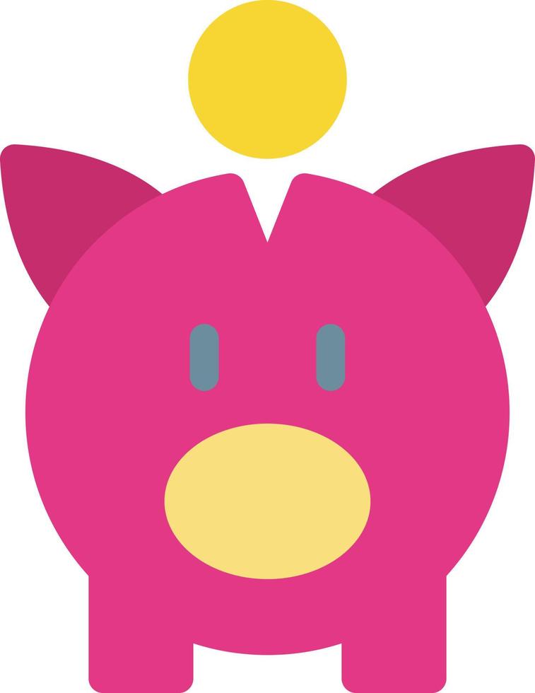 piggy vektorillustration på en background.premium kvalitet symbols.vector ikoner för koncept och grafisk design. vektor