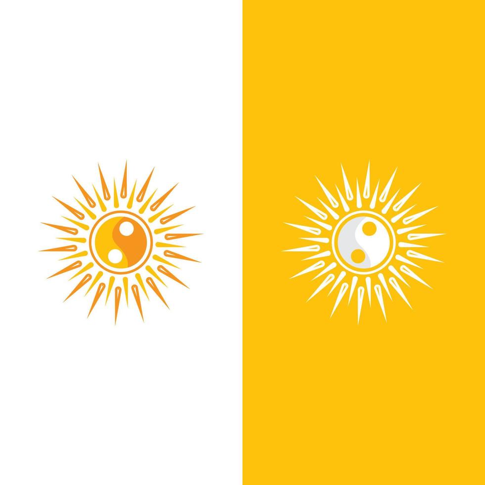 Sonne Vektor Illustration Symbol Logo