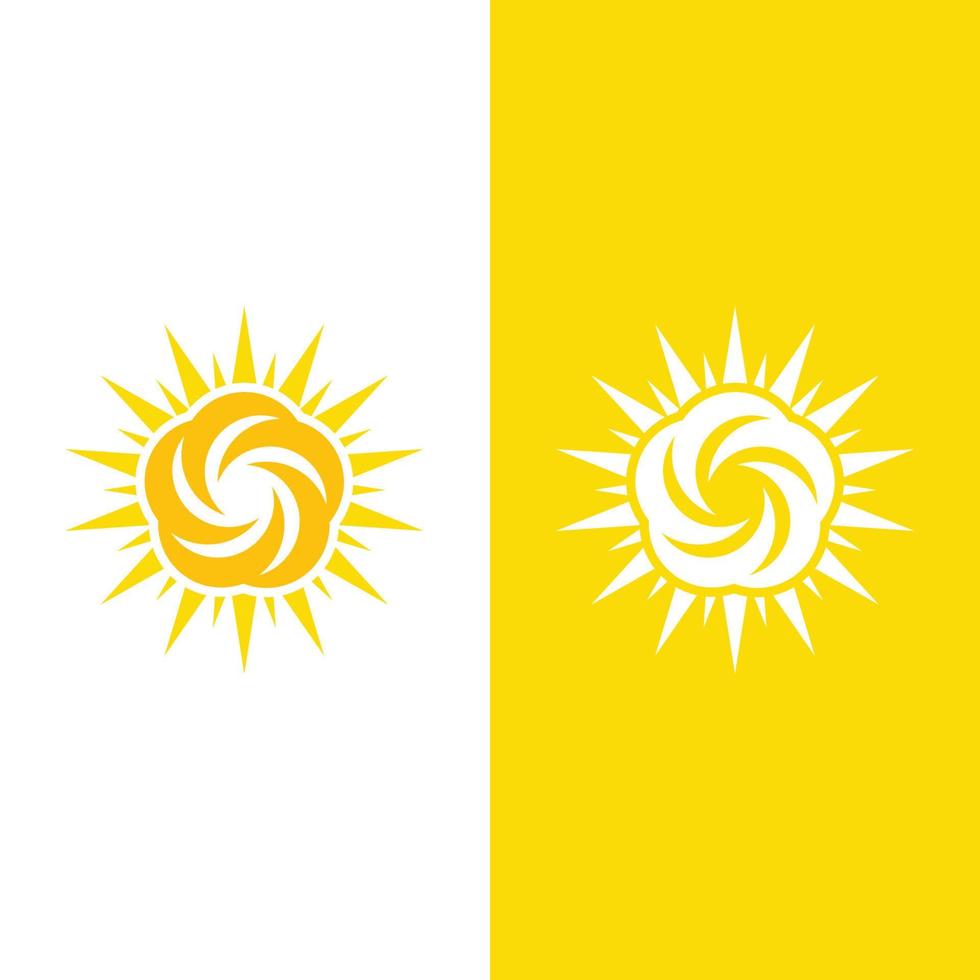 Sonne Vektor Illustration Symbol Logo