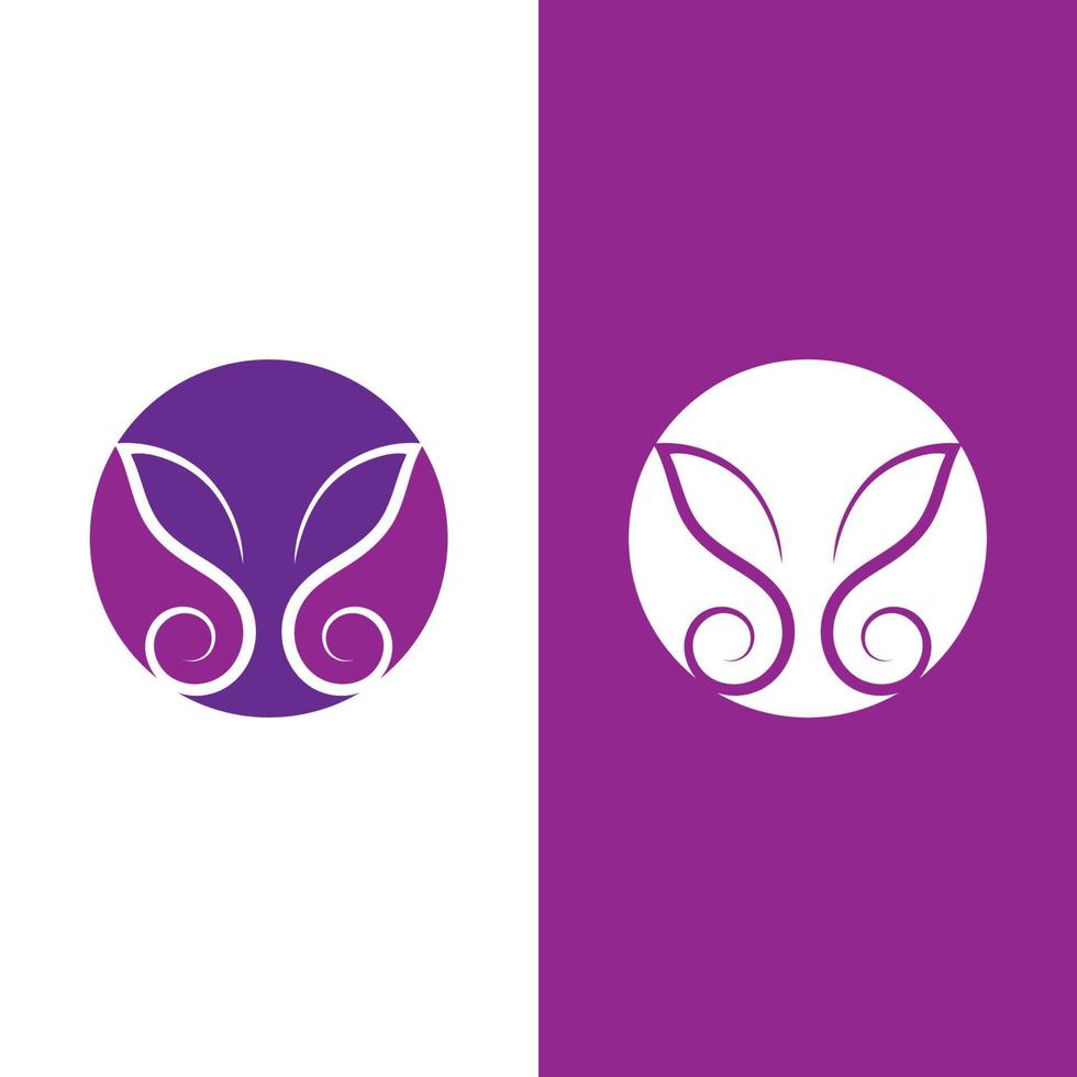 Schönheit Schmetterling Icon Design vektor