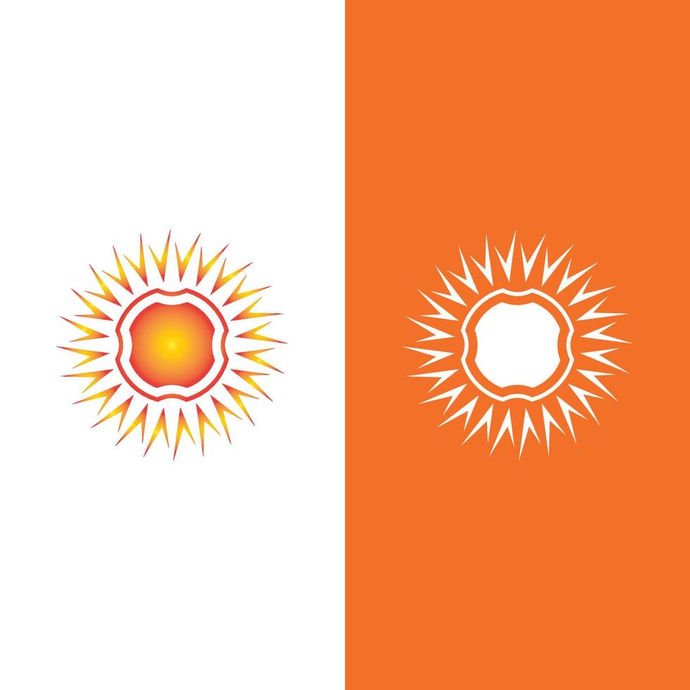 Sonne Vektor Illustration Symbol Logo