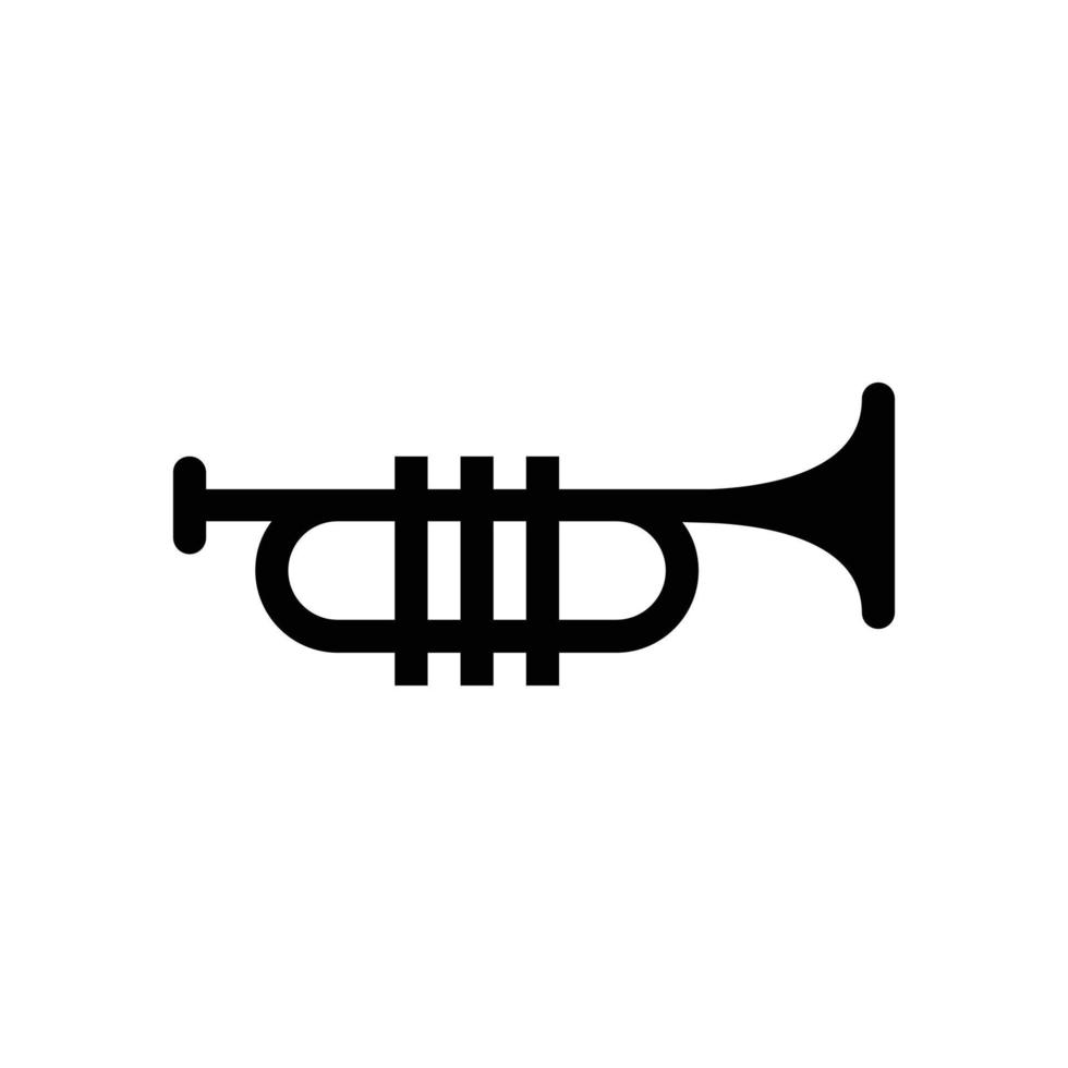 trumpet ikon illustration. vektordesigner som är lämpliga för webbplatser, appar med mera. vektor