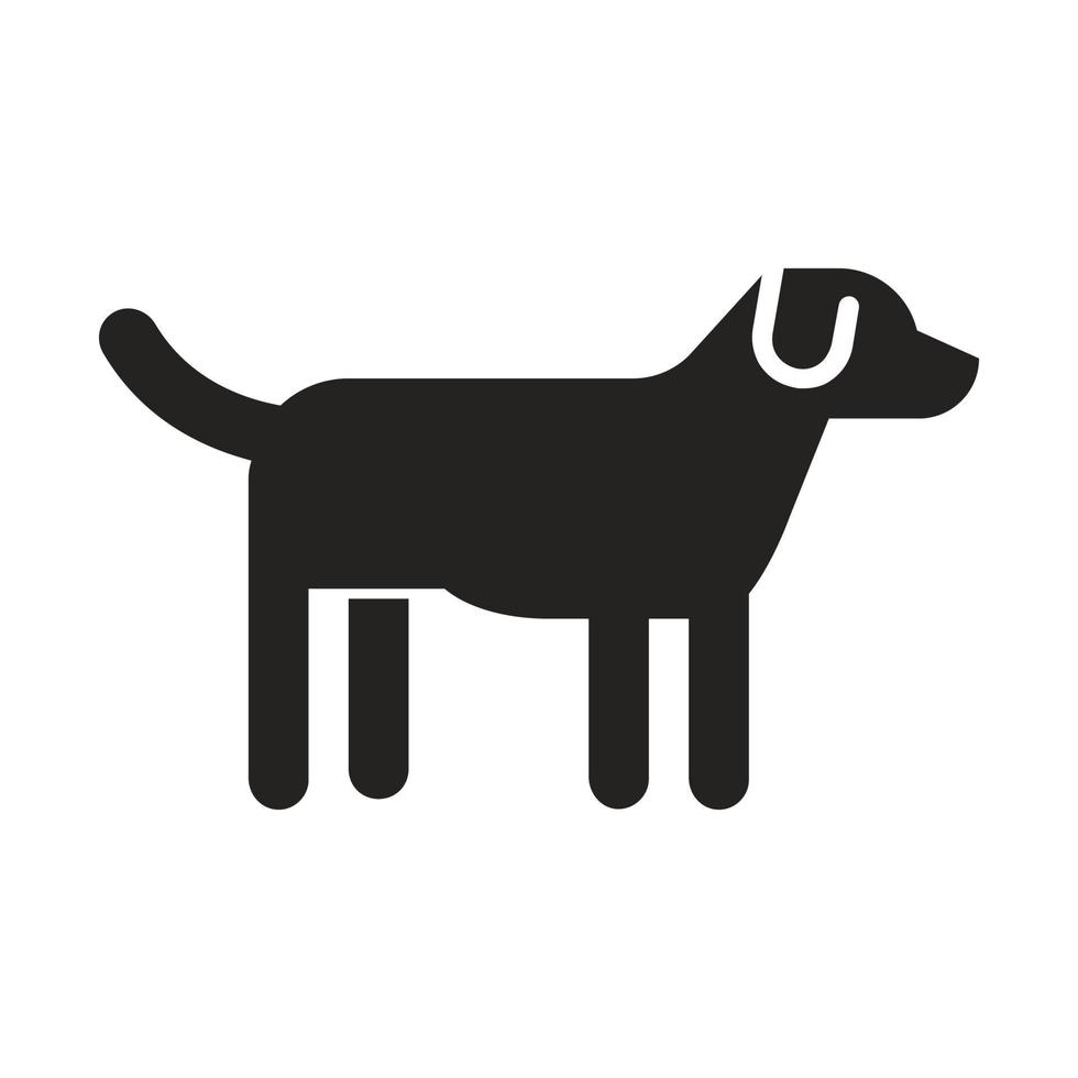 Abbildung des Hundesymbols. Vektordesigns, die für Websites, Apps und mehr geeignet sind. vektor