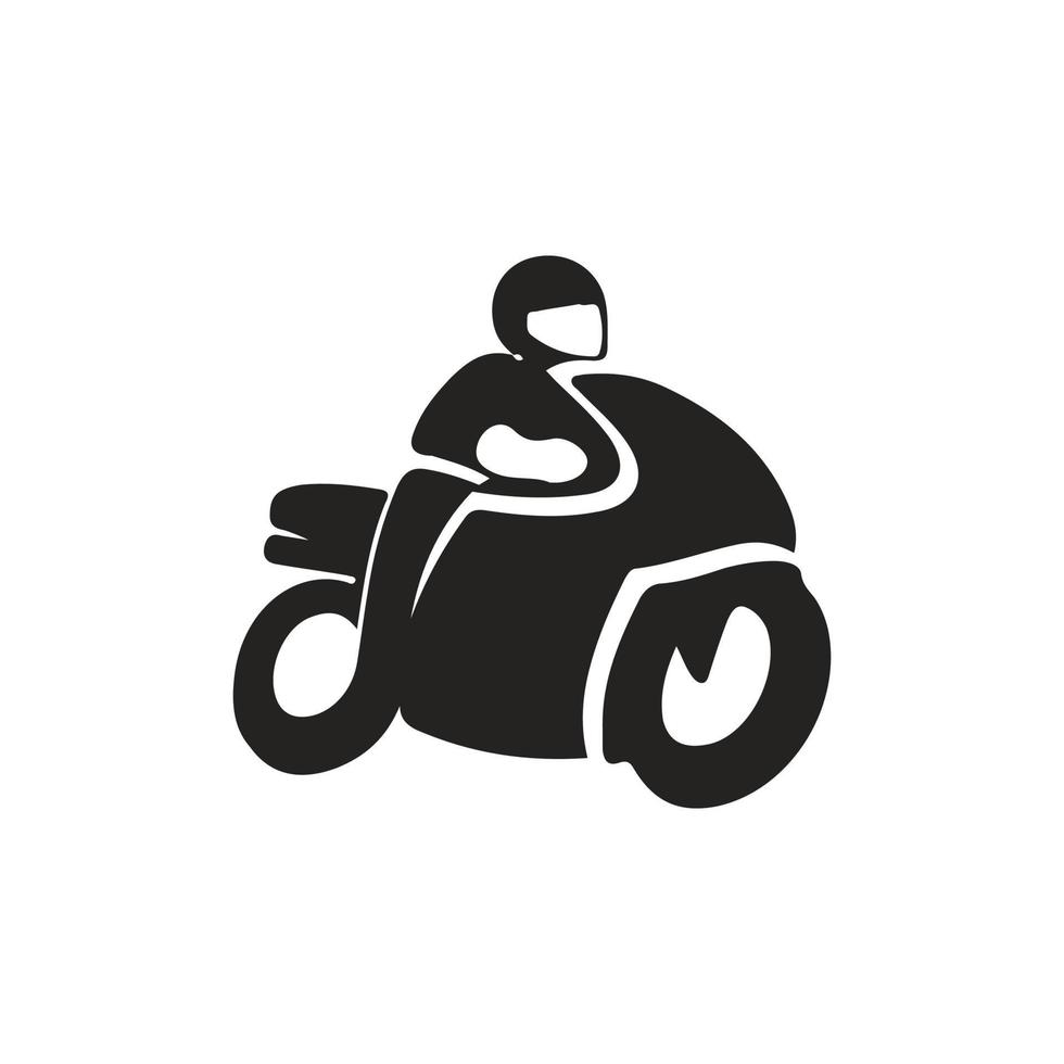 motorcykel ikon illustration. vektordesign är mycket lämplig för logotyper, webbplatser, appar, banners. vektor