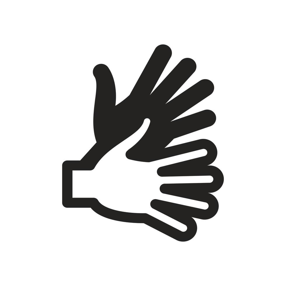 Handwasch-Symbol-Illustration. Vektordesign, das für Websites, Apps geeignet ist. vektor