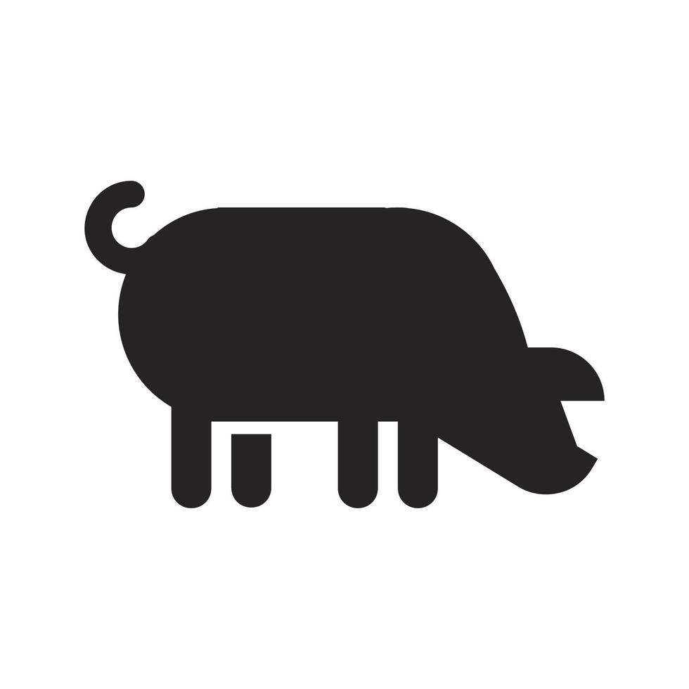 schwein-symbol-illustration. Vektordesigns, die für Websites, Apps und mehr geeignet sind. vektor