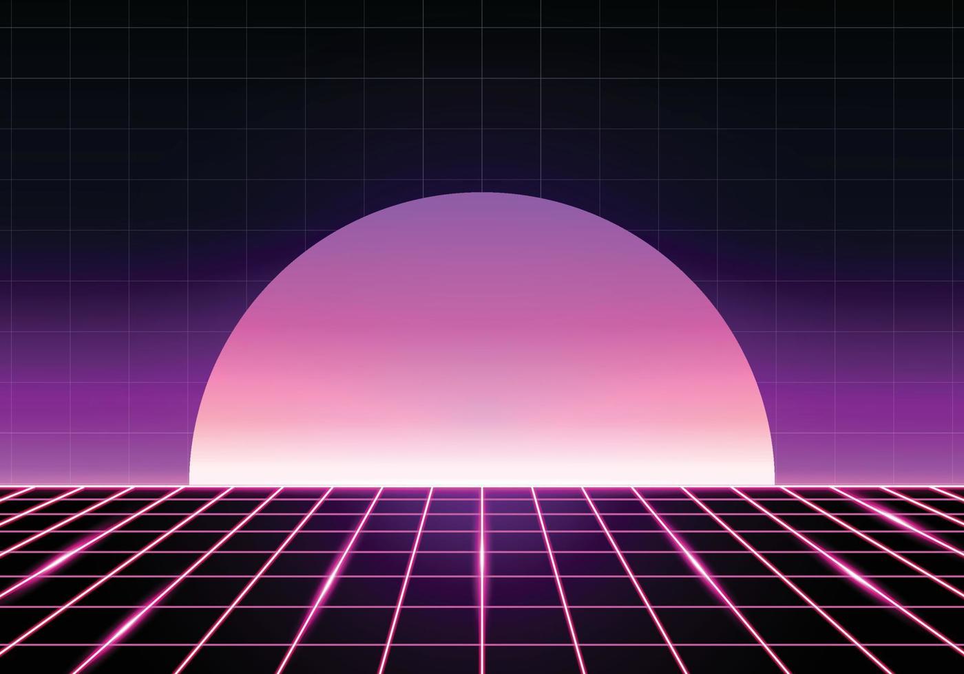 Retro-Pink mit schöner funkelnder Neonfarbe vektor