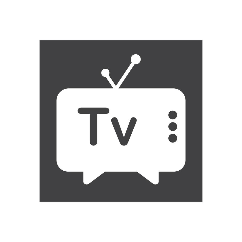 tv-logotypdesign vektor