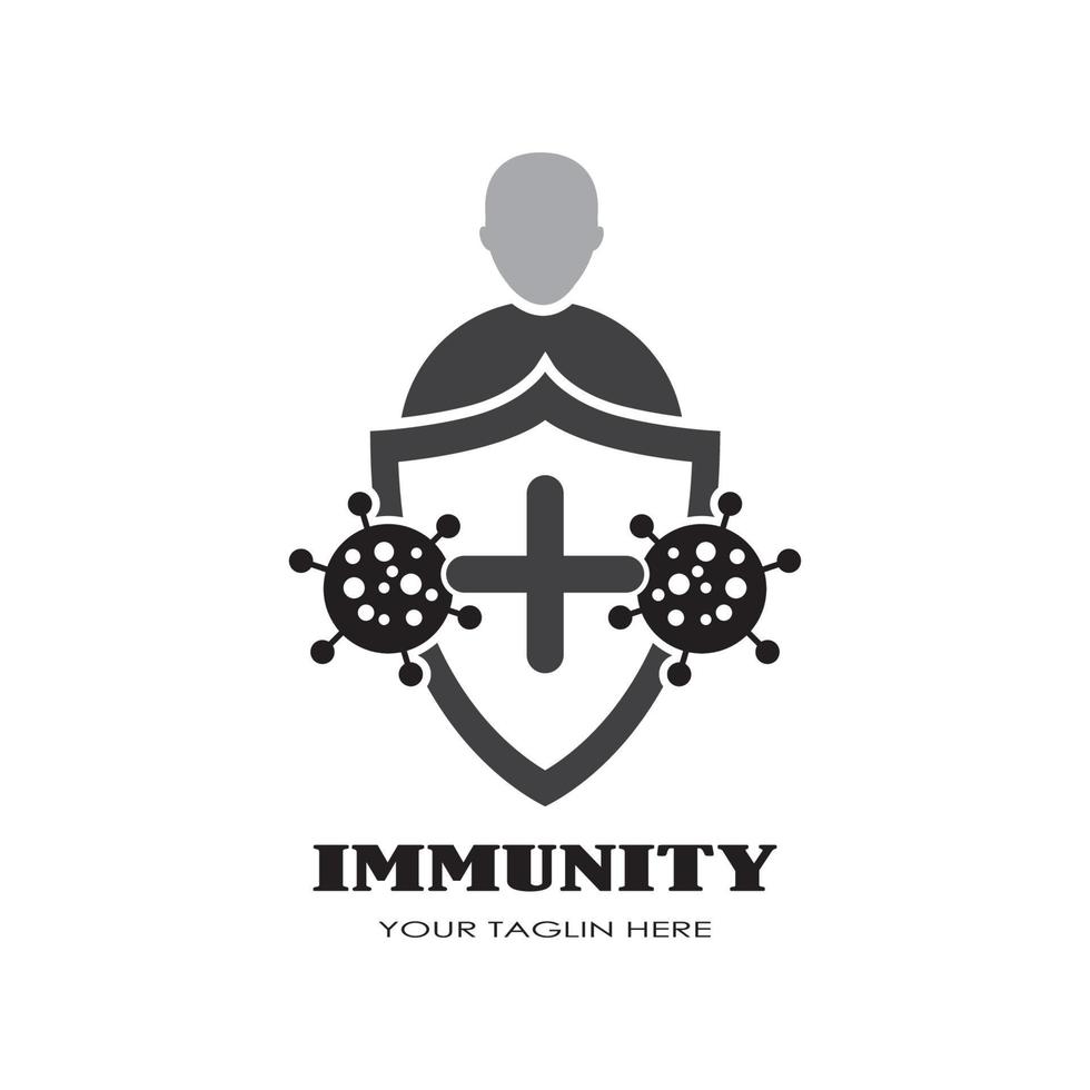 immunisering logotyp vektor