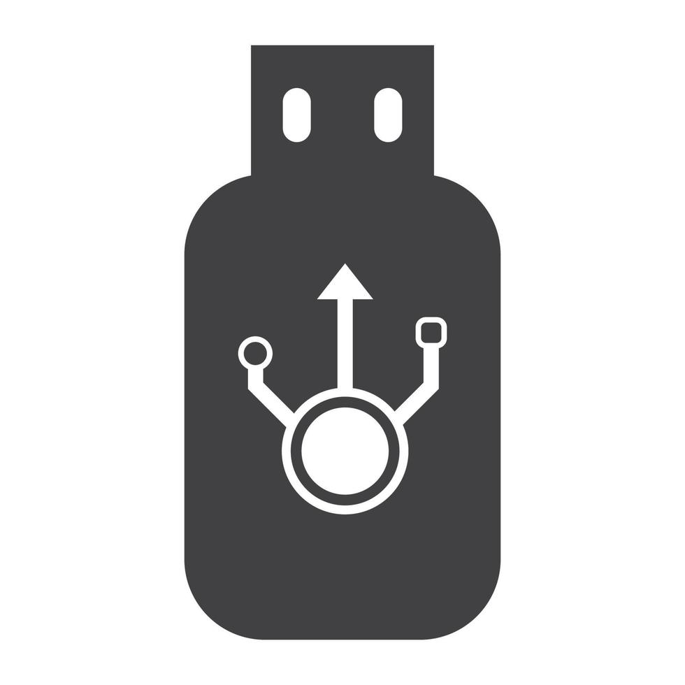 logotyp för usb-dataöverföring vektor