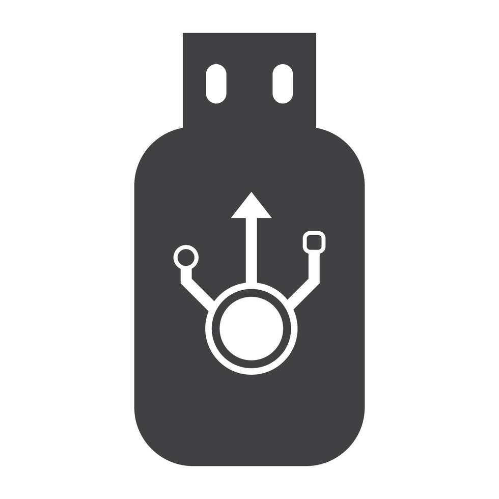 USB-Datenübertragungslogo vektor