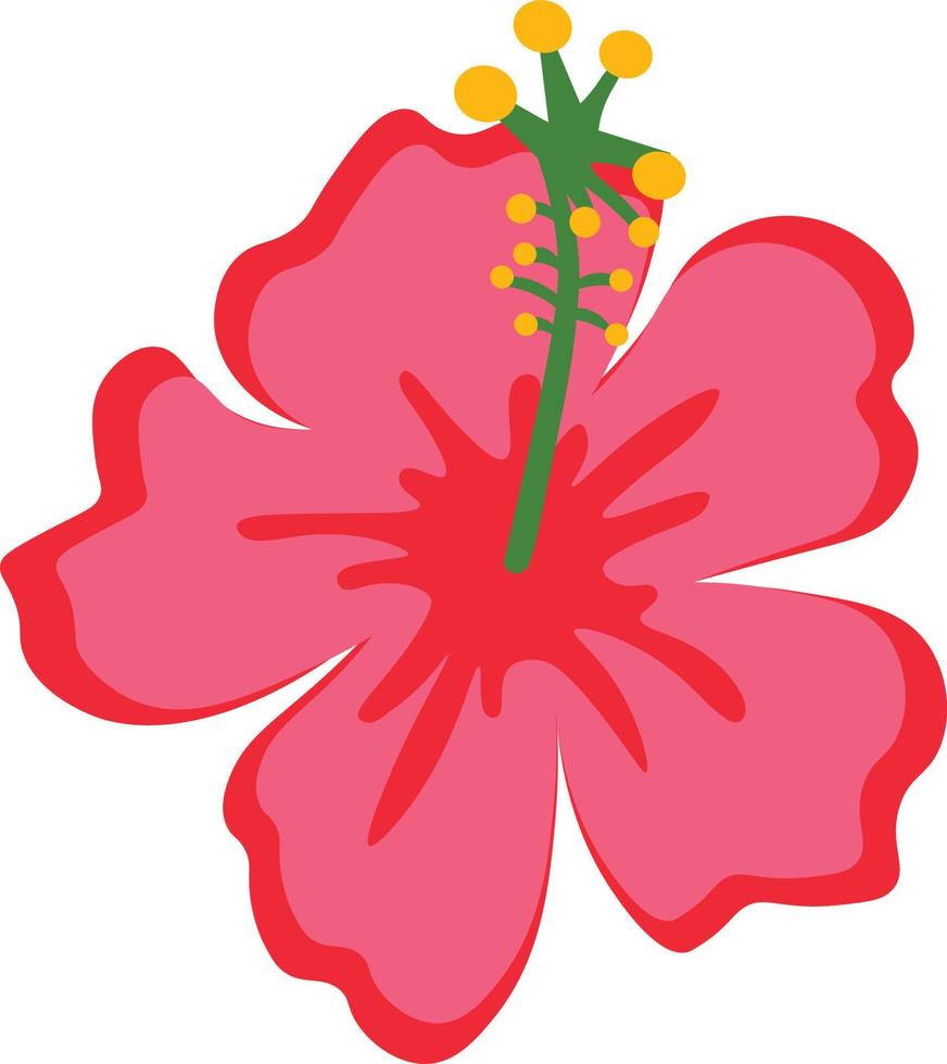 rosafarbene Blumenvektorcliparts vektor