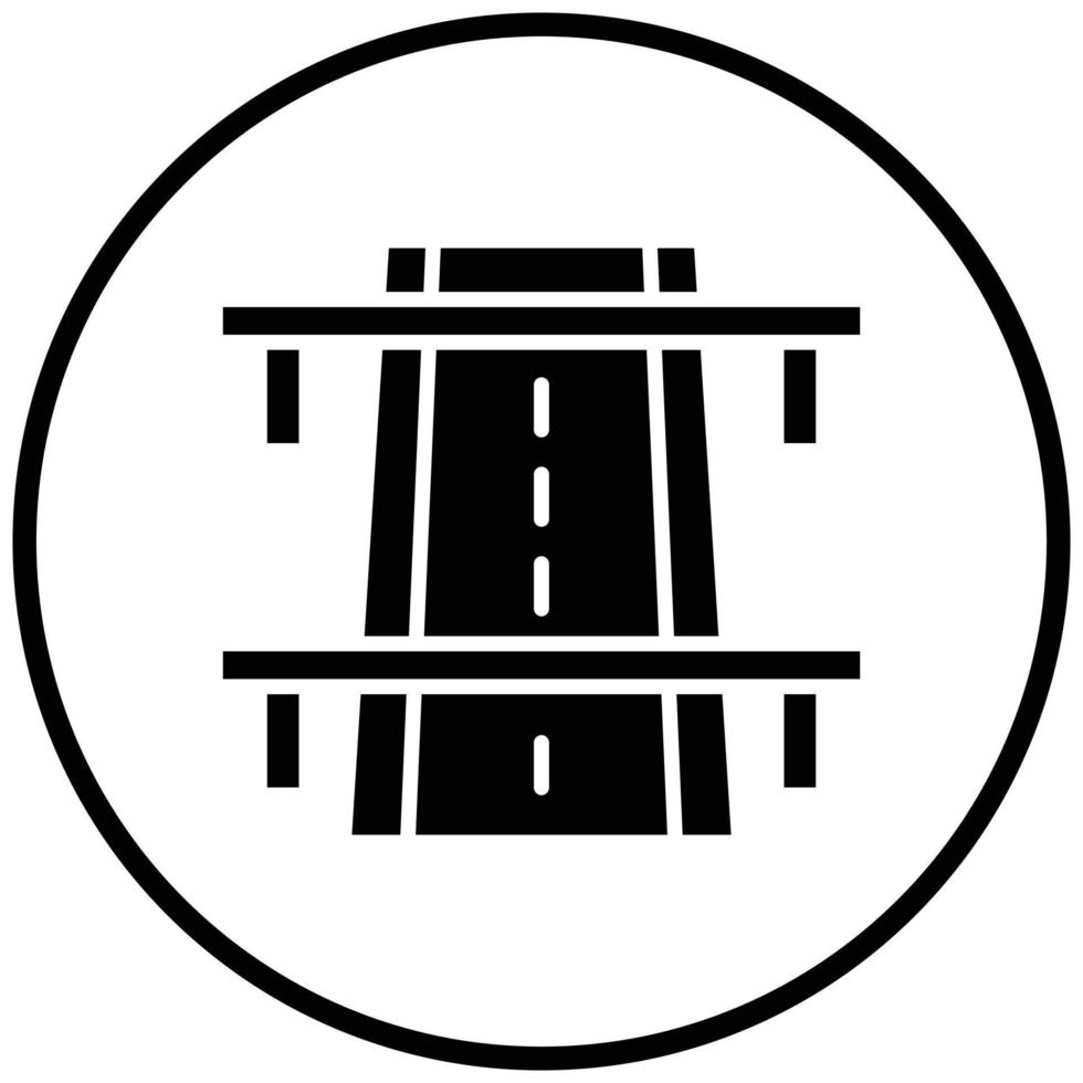 Autobahn-Symbol-Stil vektor