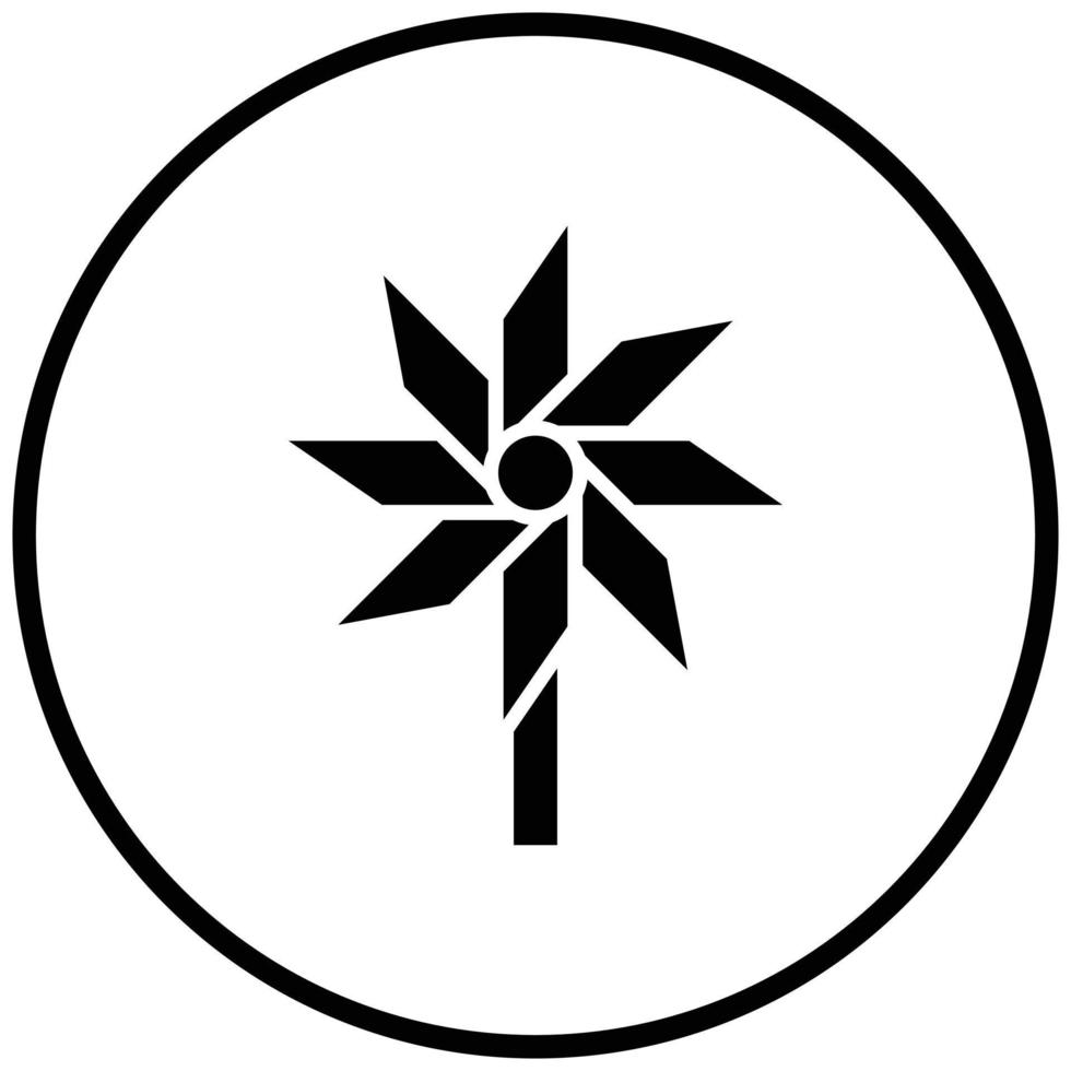 pnwheel-Symbolstil vektor