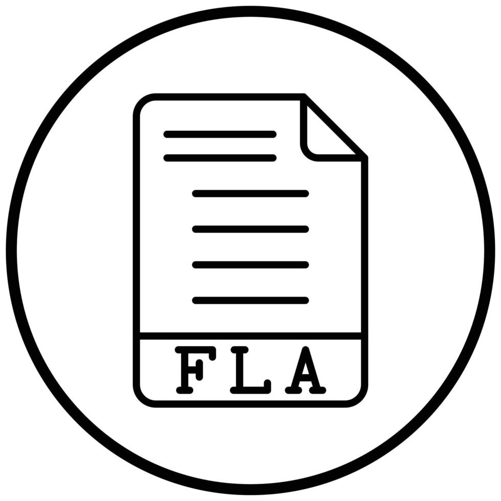 Fla-Symbol-Stil vektor