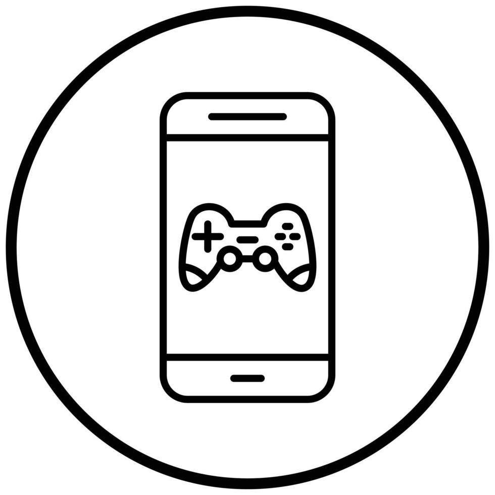 Symbolstil für mobile Spiele vektor