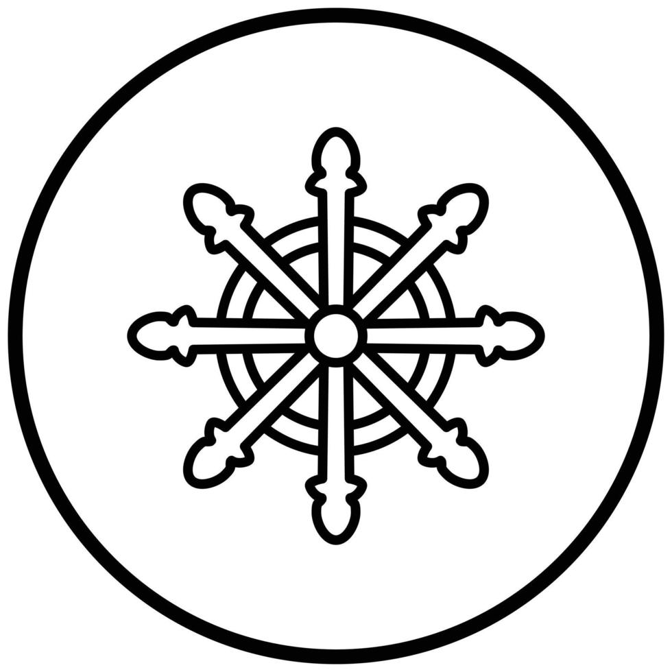 Helm-Symbol-Stil vektor