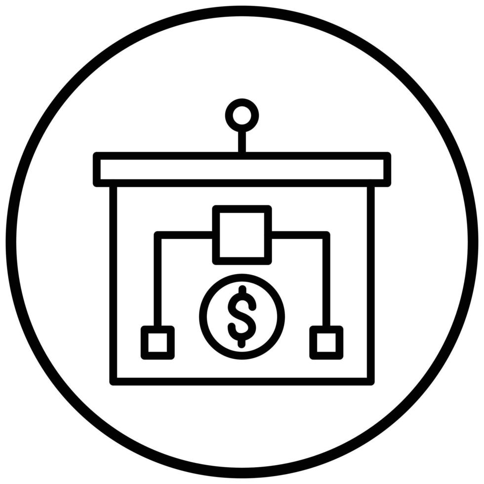 Businessplan-Icon-Stil vektor