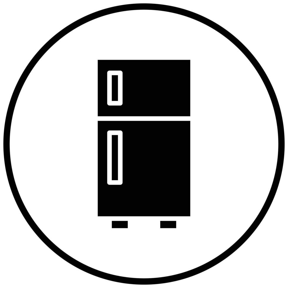Kühlschrank-Icon-Stil vektor