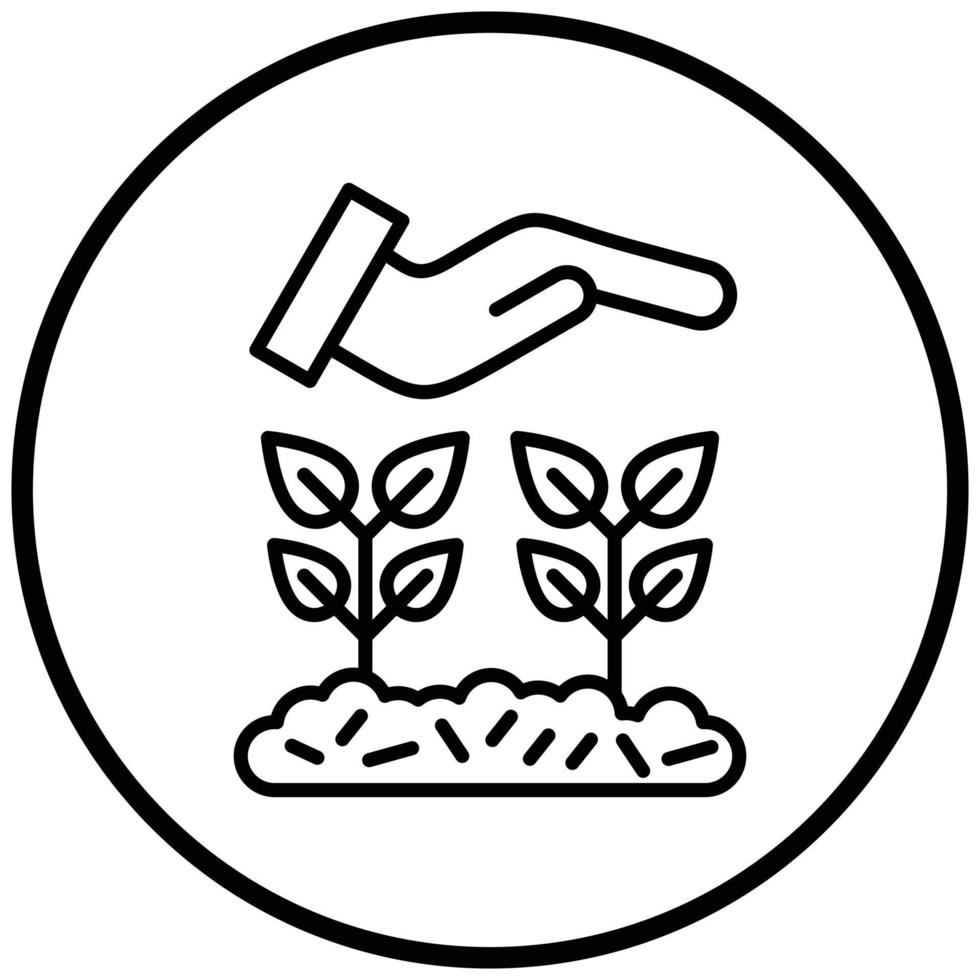 Plantagen-Icon-Stil vektor