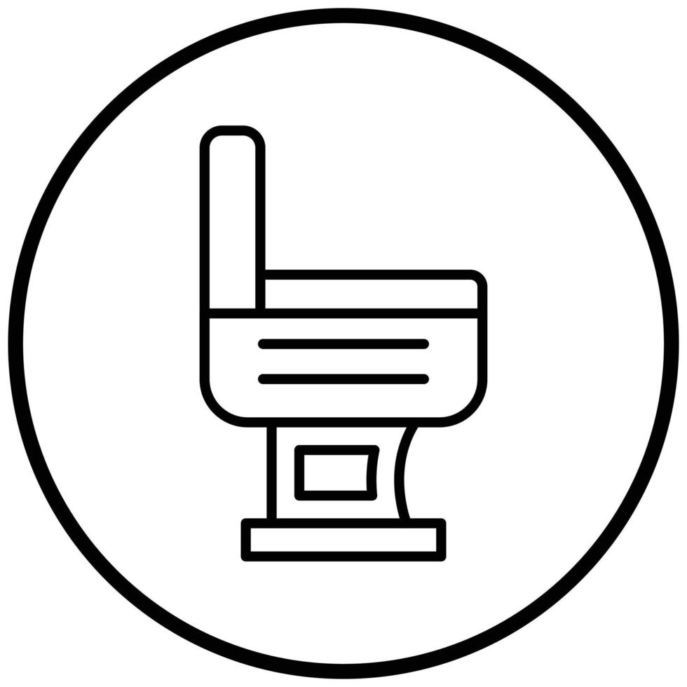 WC-Symbol-Stil vektor