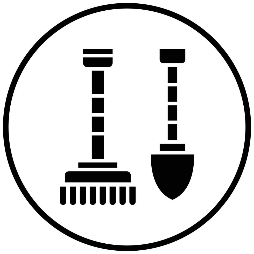 Gartengeräte-Icon-Stil vektor