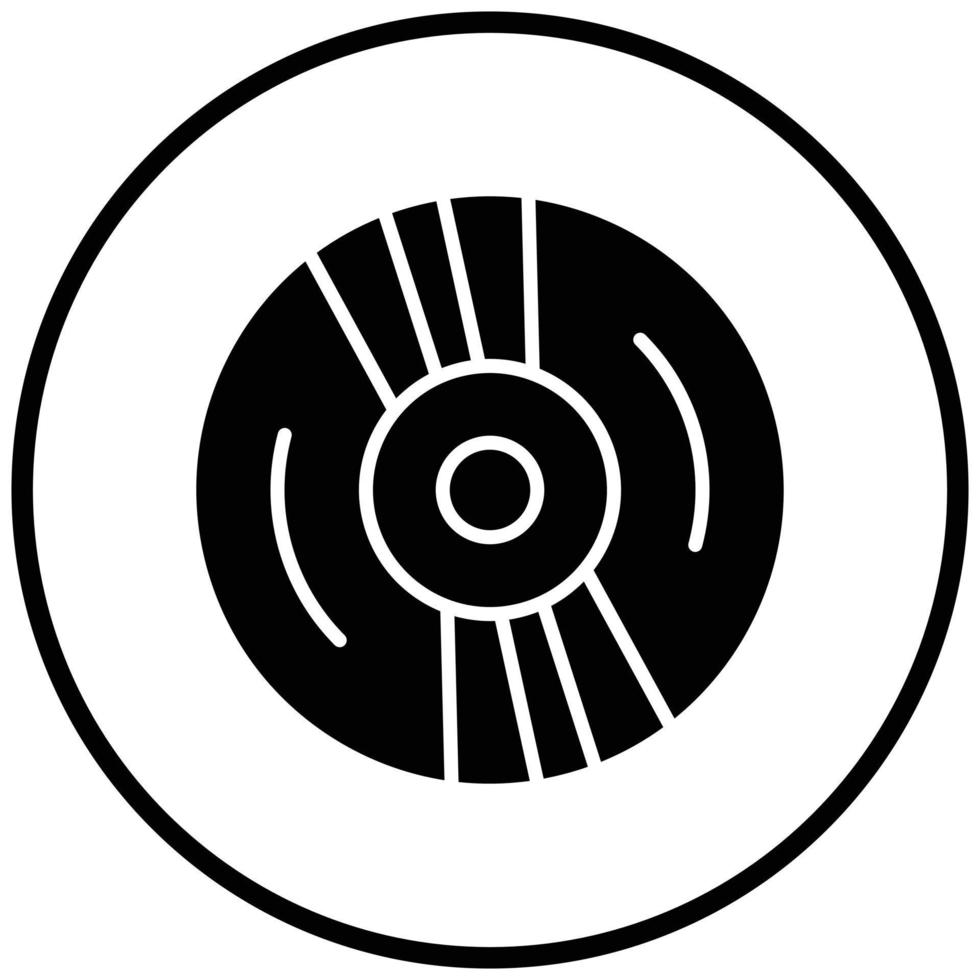 CD-Symbol-Stil vektor