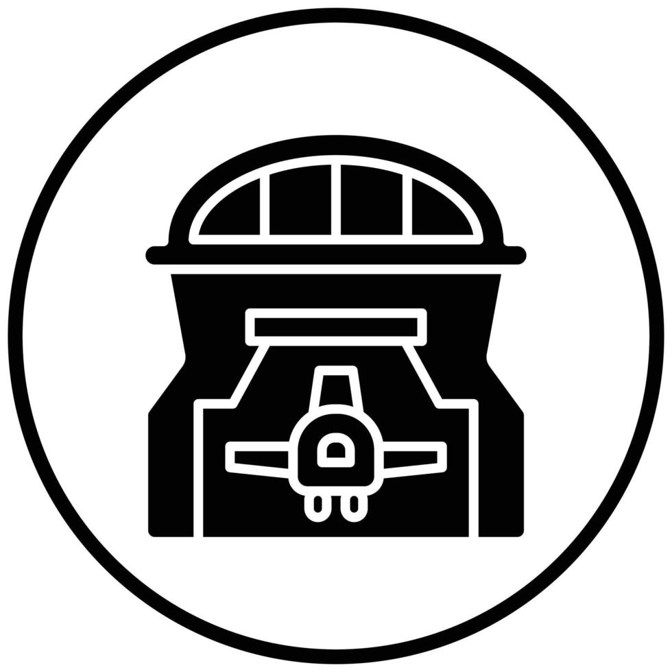 Hangar-Icon-Stil vektor