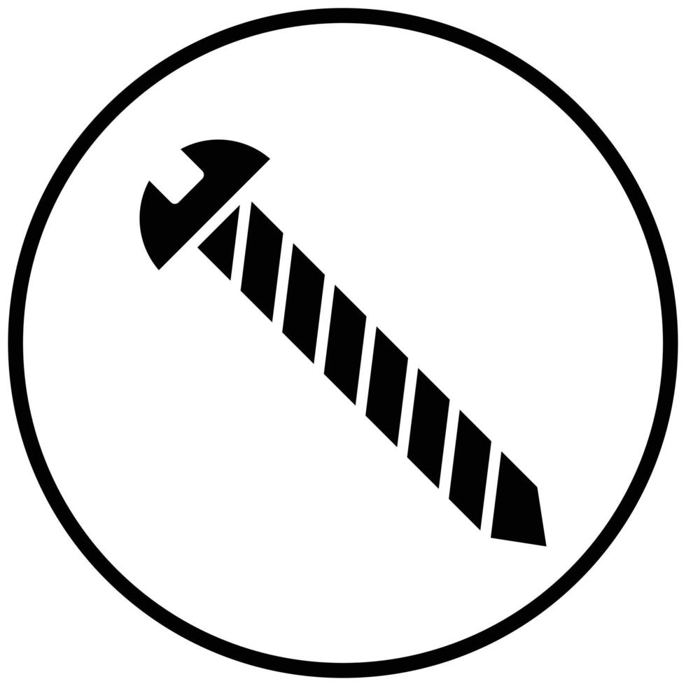Schrauben Symbol Stil vektor