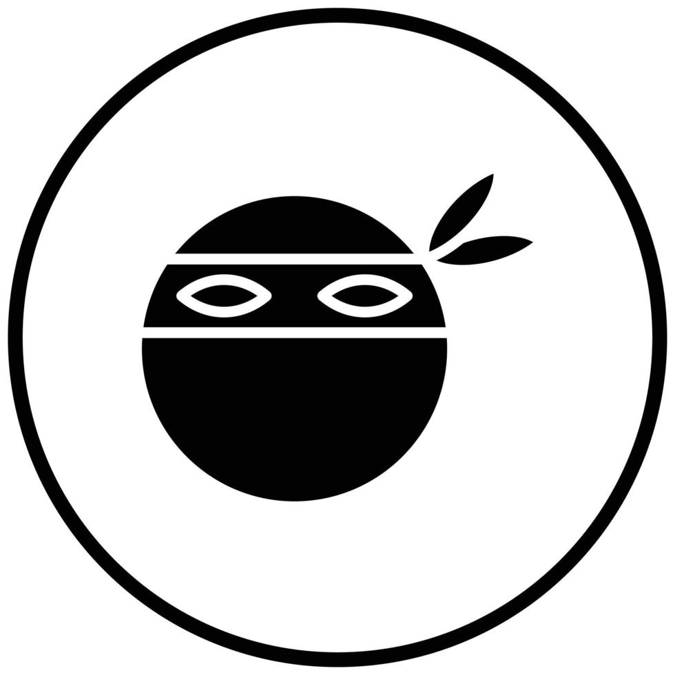 ninja ikon stil vektor