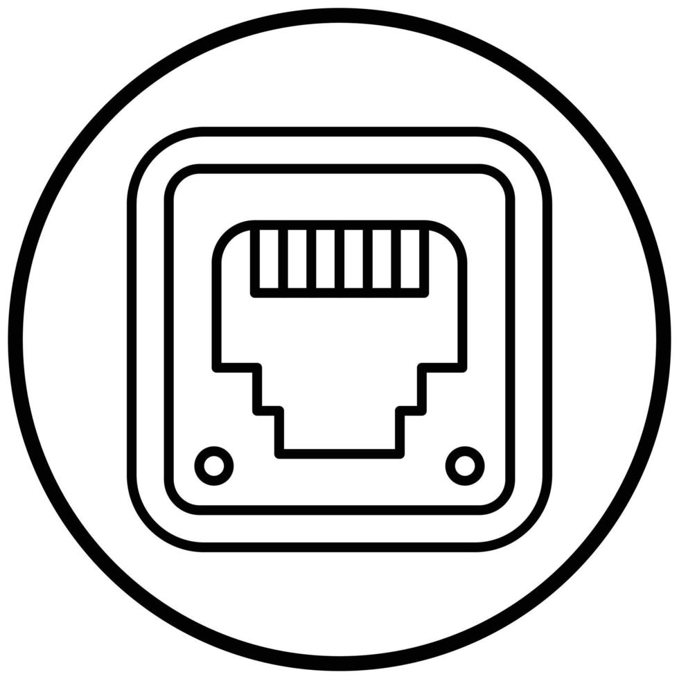 Ethernet-Icon-Stil vektor