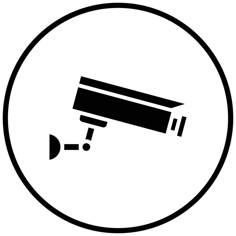 CCTV-Kamera-Icon-Stil vektor